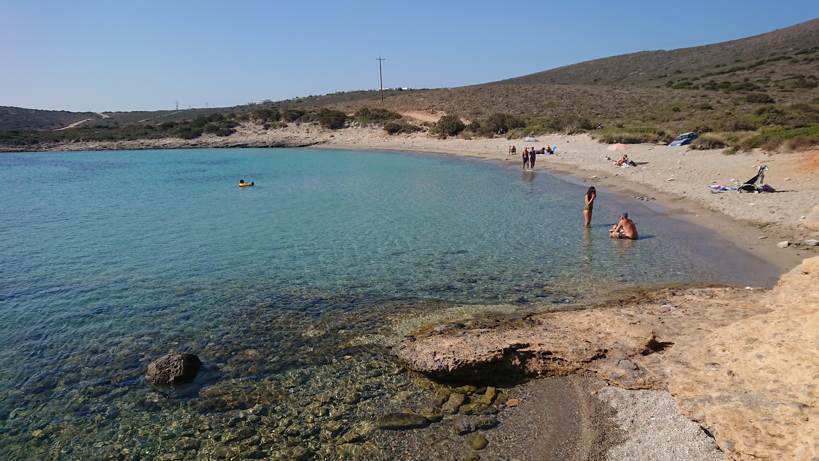 Foto van Paralia Sostis met hoog niveau van netheid