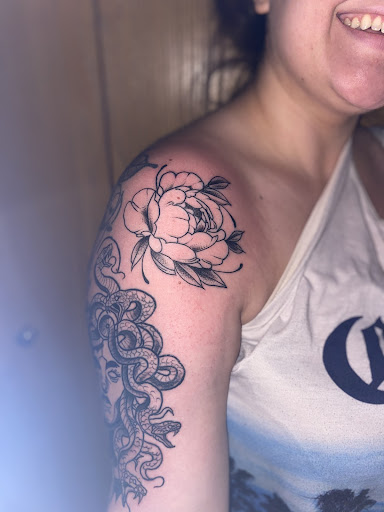 Explore cop tattoo ideas, creative tattoo ideas in Stevens Point, available at Against All Odds Tattoo