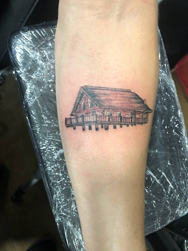 Explore warrior sleeve tattoo ideas, creative tattoo ideas in Loveland, available at Loveland Tattoo