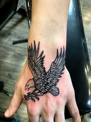 Explore stencil tattoo ideas, creative tattoo ideas in Lexington, available at LexInk Tattoo