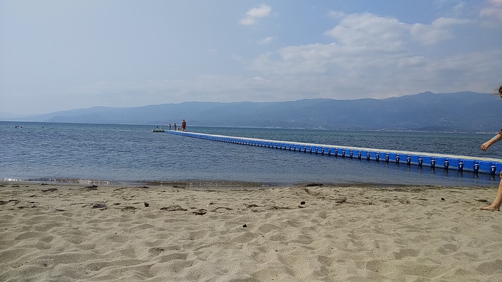 Foto van Orjan Boardwalk beach met enigszins schoon niveau van netheid