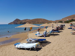 Agios Ioannis beach'in fotoğrafı geniş ile birlikte