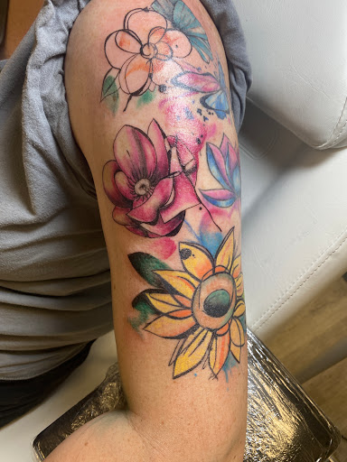 Explore full neck tattoos ideas, creative tattoo ideas in Jersey Shore, available at Camellas Ink House