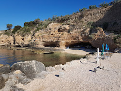 Spiaggia Grotte dell'Acqua Azzurra'in fotoğrafı doğal alan içinde bulunmaktadır