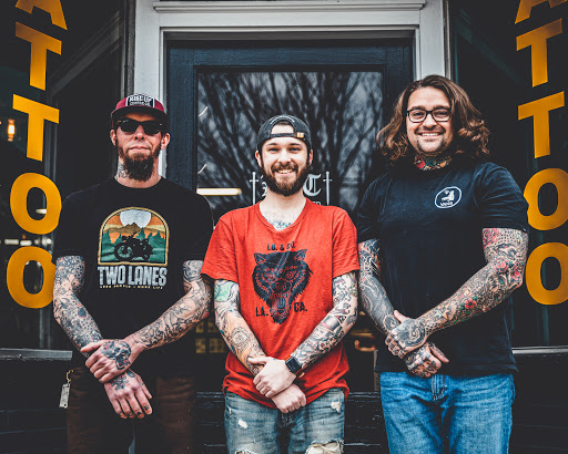 Explore rainbow bridge tattoo ideas, creative tattoo ideas in Denton, available at Kent Liberty Tattoo