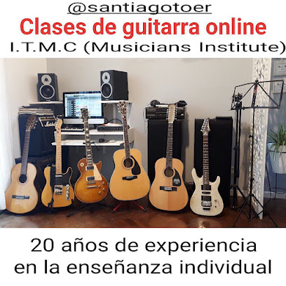 Clases de Guitarra Santiago Toer más de 20 años de experiencia en la enseñanza individual