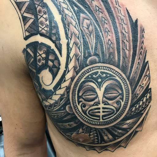 Explore peru tattoo ideas, creative tattoo ideas in San Diego, available at Funhouse Tattoo