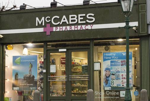 McCabes Pharmacy Yellow Walls in Malahide, Co. Dublin (Baile Átha Cliath)