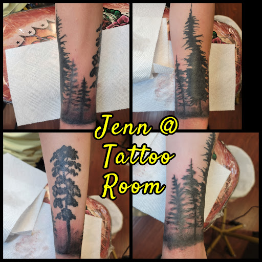 Explore dog lover tattoo ideas, creative tattoo ideas in Spokane, available at Tattoo Room