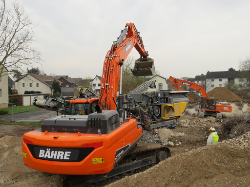 Bähre Abbruch, Erdbau, Entwässerung