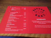 Burger Baby à Frankfurt menu