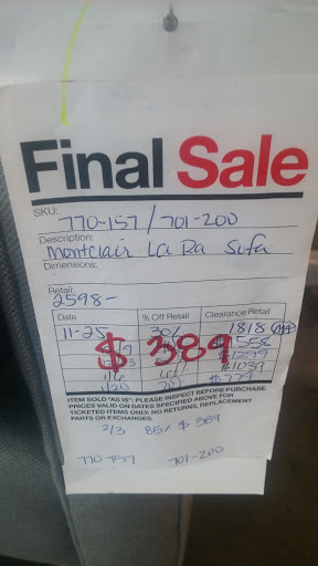Furniture Store «Crate and Barrel Furniture Clearance Center», reviews and photos, 1705 N Chrisman Rd, Tracy, CA 95304, USA