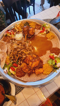 Injera du Restaurant éthiopien Taitu Cuisine éthiopienne à Paris - n°2