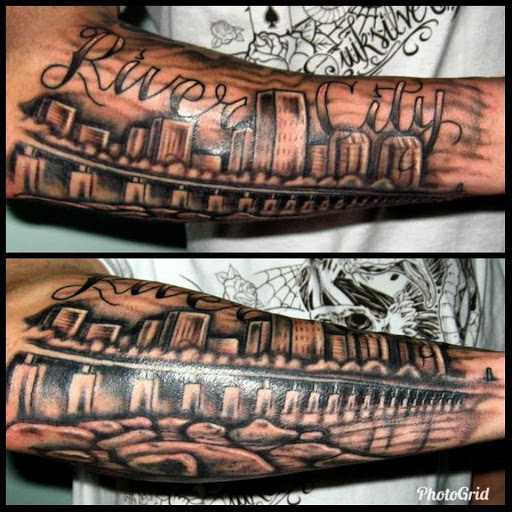 Explore mom dad tattoo ideas, creative tattoo ideas in Richmond, available at Art Period llc Tattoos and Artwork by Leigh Odom