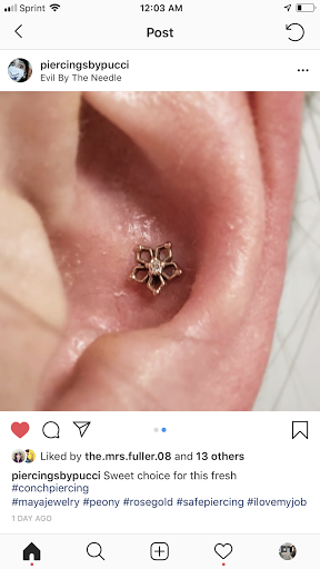 Explore back neck tattoo ideas, creative tattoo ideas in Bloomington, available at Evil by the Needle Custom Tattoo and Piercing Studio