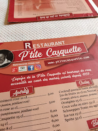 Restaurant de grillades à la française Chez ptite casquette à La Turballe (le menu)