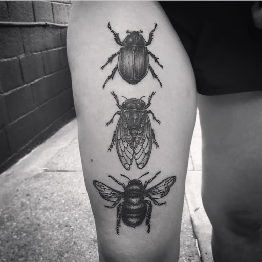 Explore tattoo ideas female thigh, creative tattoo ideas in Bethel Park, available at Human Production Gallery