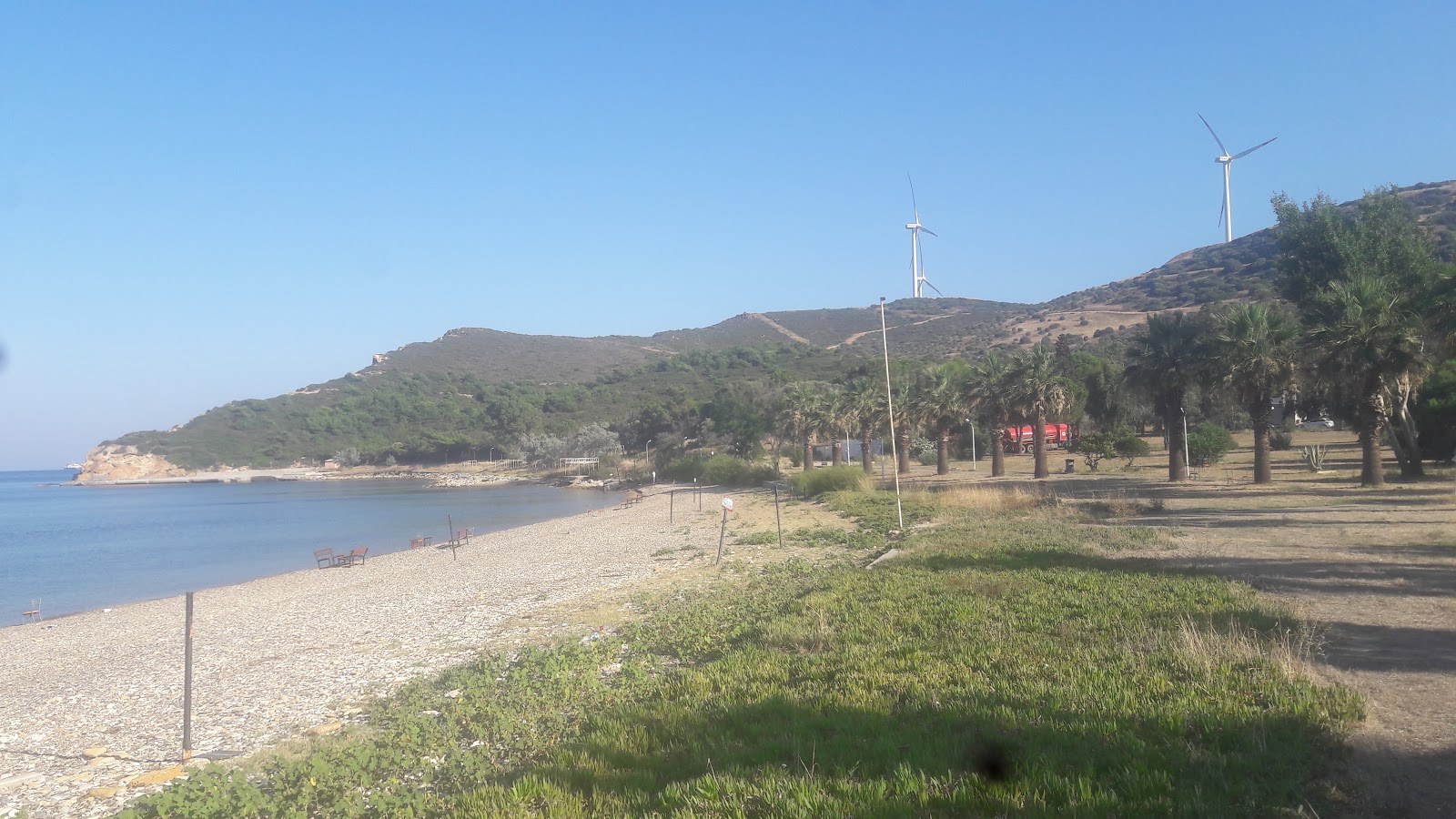 Valokuva Cayagzi Camp beachista. puhtaustasolla keskipitkä