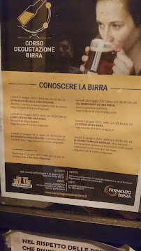 Bar à bières La Birrofila Brewpub à Milan (la carte)