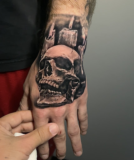 Explore hispanic tattoo ideas, creative tattoo ideas in Red Bank, available at Inkmortal Tattoo Studio II