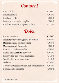 Carte du Agriturismo Il Posto Delle Fragole à Forli