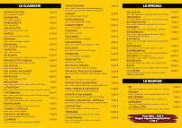 Menu du Pizzeria Me Gusta à Rovigo