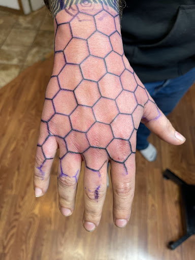 Explore 3 percent tattoo ideas, creative tattoo ideas in Butler, available at Kryptic Skin Tattoo