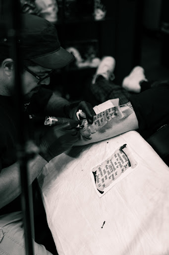 Explore ankle tattoo ideas for females, creative tattoo ideas in Chicago, available at Master Craft Tattoo Co.