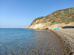 Foto di Paralia Lampi con molto pulita livello di pulizia