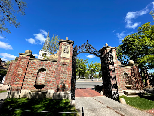 Johnston Gate, Boston Transit Harvard Square Station, General MacArthur Square, 1465-1483 Massachusetts Ave, Cambridge, MA 02138