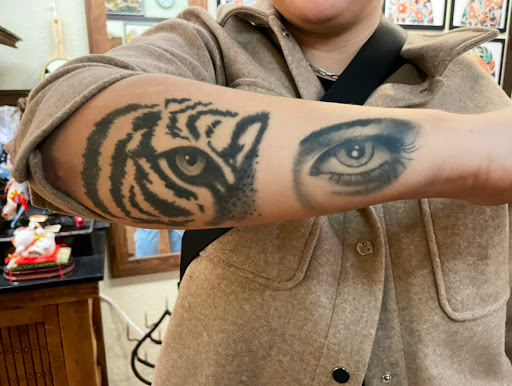 Explore grandpa tattoos ideas, creative tattoo ideas in Seattle, available at Sakoku Tattoo