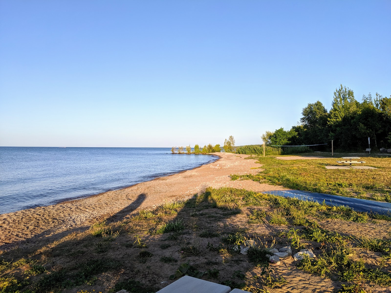 Zdjęcie David Johnston Park z powierzchnią beżowy piasek