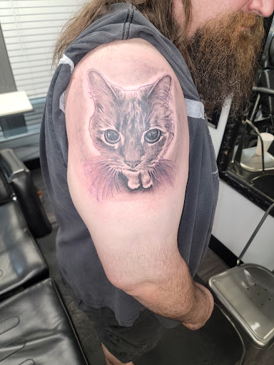 Explore lucifer tattoo ideas, creative tattoo ideas in Roseville, available at Emerald Tattoo & Piercing - Roseville