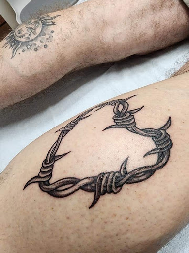 Explore husband name tattoo ideas for wife, creative tattoo ideas in Minocqua, available at Walking Arts Tattoos