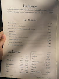 Restaurant Café Le Victor Hugo à Valence (la carte)
