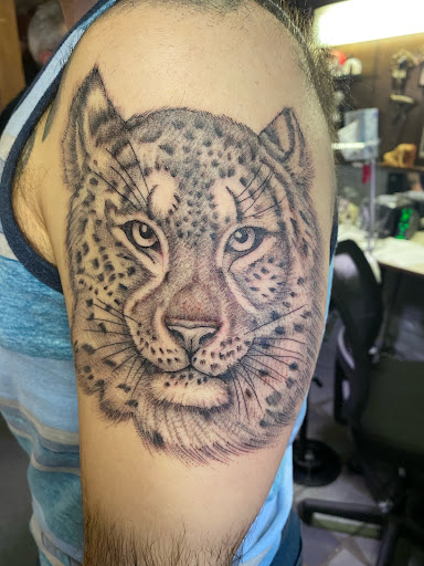 Explore mens sleeve tattoo filler ideas, creative tattoo ideas in Philadelphia, available at Tattoo Odyssey Inc