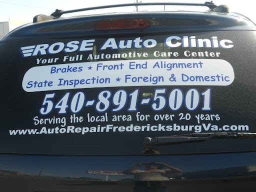 Auto Repair Shop «Rose Auto Clinic», reviews and photos, 4610 Lassen Ln, Fredericksburg, VA 22408, USA