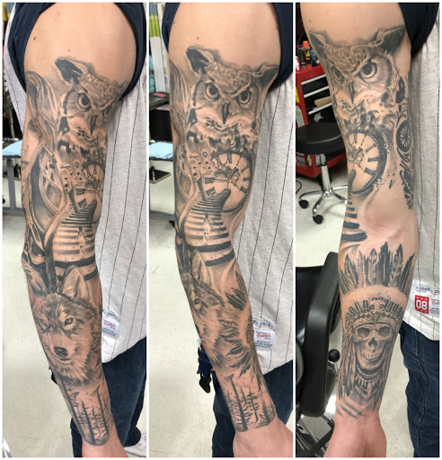 Explore chicano chest tattoo ideas, creative tattoo ideas in San Diego, available at Wylde Sydes Tattoo & Body Piercing