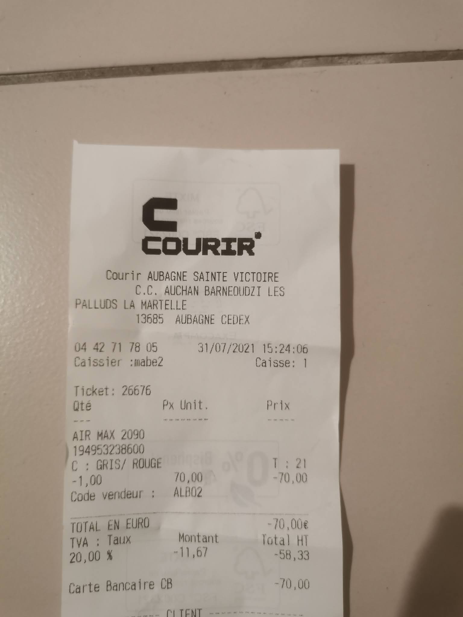 Photo n° 1 de l'avis de Geoffrey.a fait le 31/07/2021 à 16:50