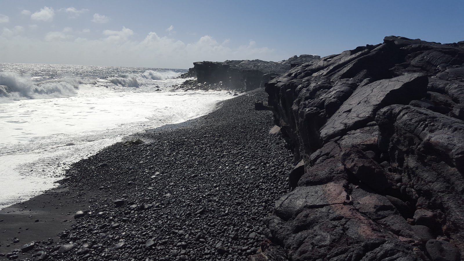 Foto de Kaimu Black Sand com muito limpo nível de limpeza