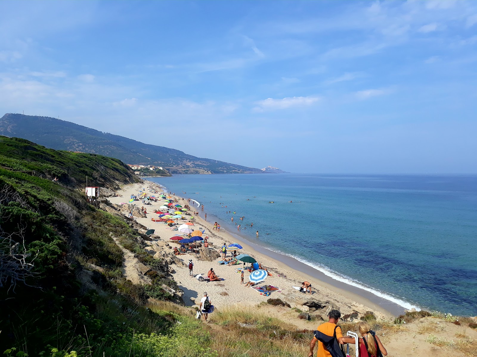 Foto van Spiaggia La Ciaccia met turquoise puur water oppervlakte