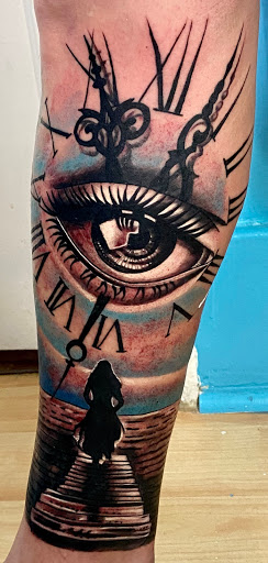 Explore capybara tattoo ideas, creative tattoo ideas in Louisville, available at JTM Tattoo Studio