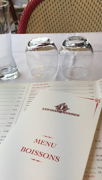 Restaurant grec Les Diamantaires à Paris (le menu)