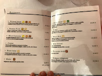 Denzel à Milan menu