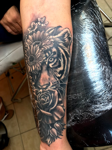 Explore marvel leg tattoo ideas, creative tattoo ideas in Bayville, available at Hot Rod INKIN Tattoos, Piercing & Permanent Cosmetics