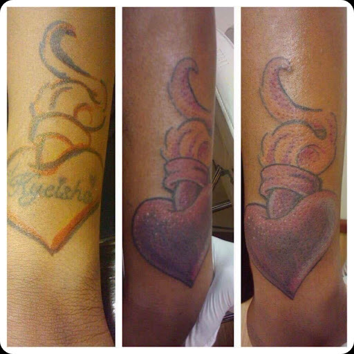 Explore black medusa tattoo ideas, creative tattoo ideas in Goose Creek, available at Red Kirin Tattoo