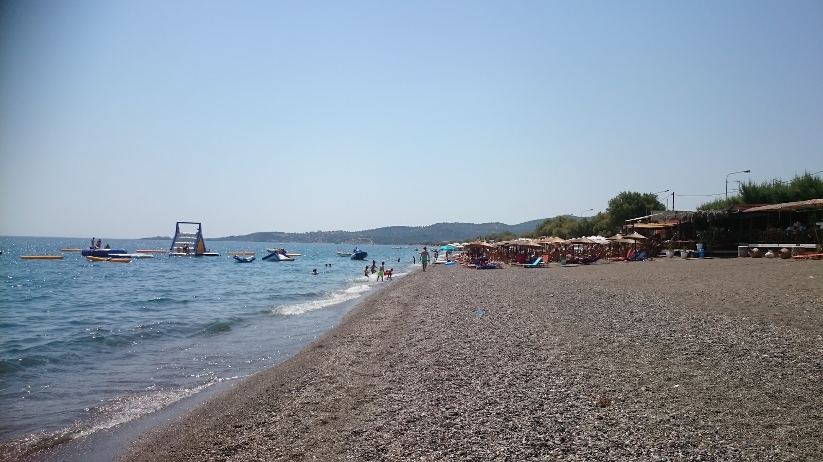 Photo of Vatera beach and the settlement
