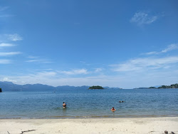 Foto van Bladder Beach met een rechte kustlijn