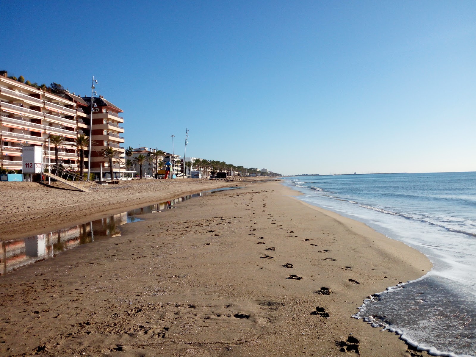 Foto af Calafell Strand og bosættelsen