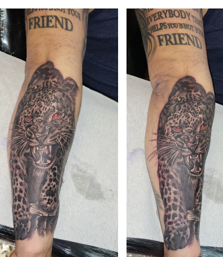 Explore large flower tattoo ideas, creative tattoo ideas in Seattle, available at Dragon Tattoo